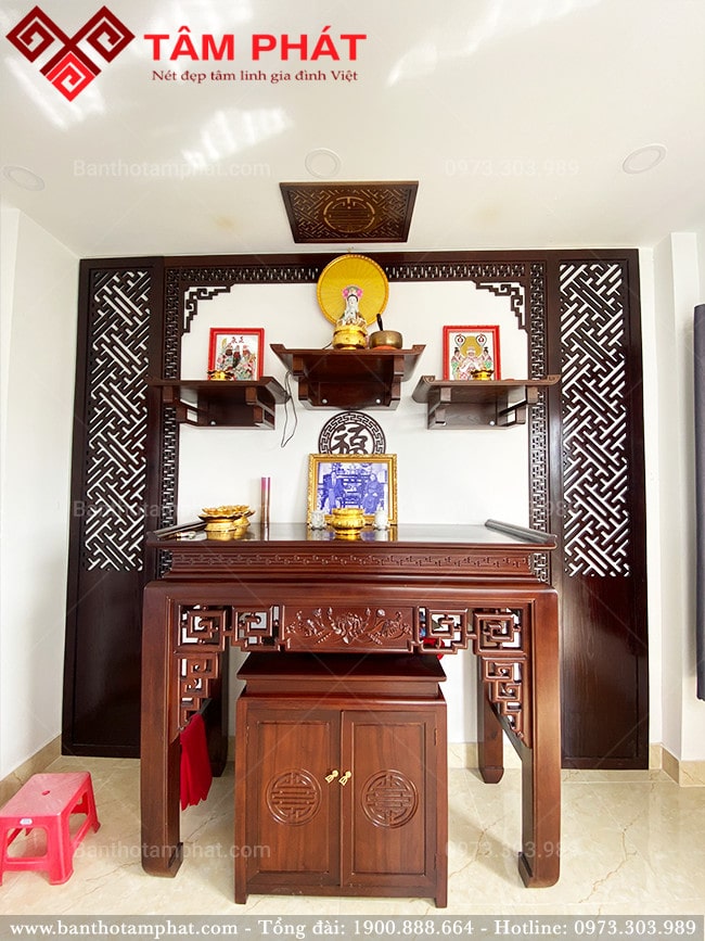 Bàn thờ gia tiên có ý nghĩa gì với người Việt? mau ban tho dep 6